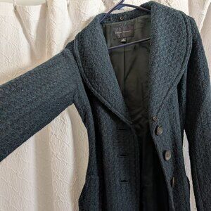 Banana Republic Pea Coat Dark Green